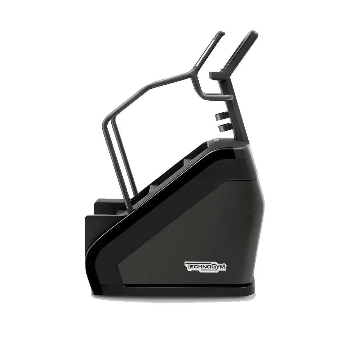 Technogym Artis Premium stair climber with wireless charging tray and smart lateral footrests