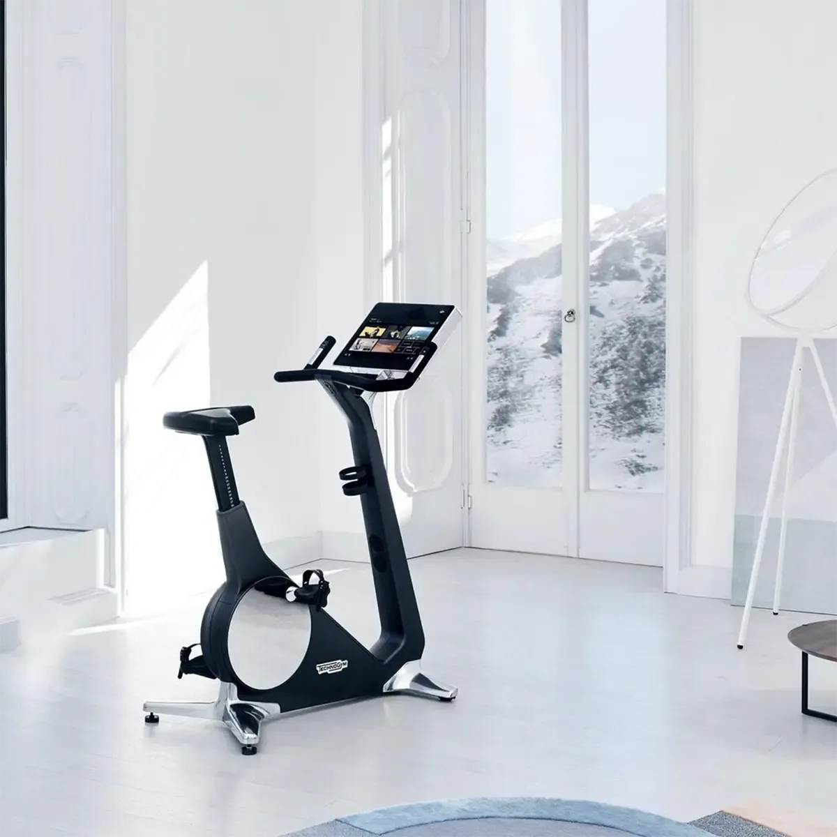 Technogym Personal Designer Indoor exercise bike with integrated console and heart rate monitoring