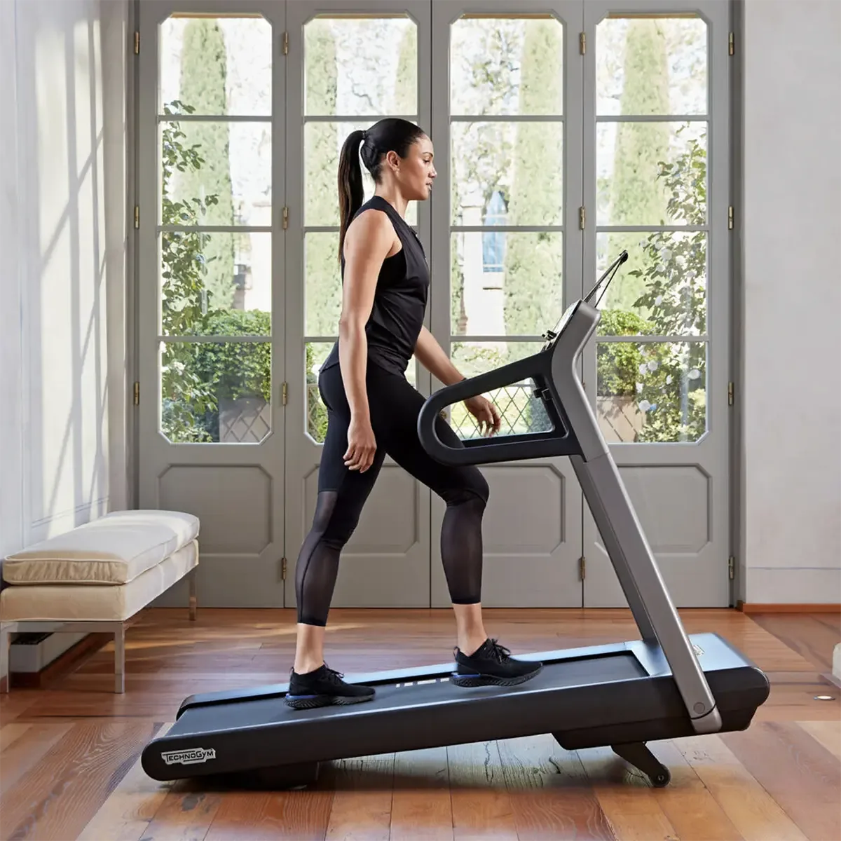 Technogym MyRun Treadmill with compact running deck