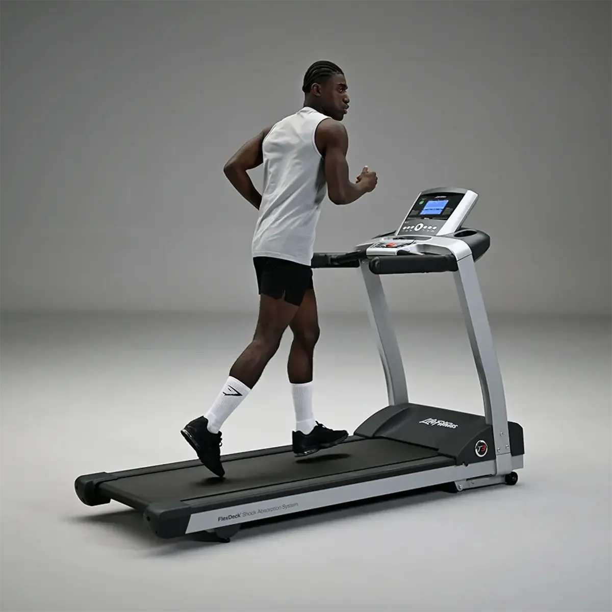 Life Fitness T3 Home treadmill with FlexDeck shock absorption and 15 percent incline