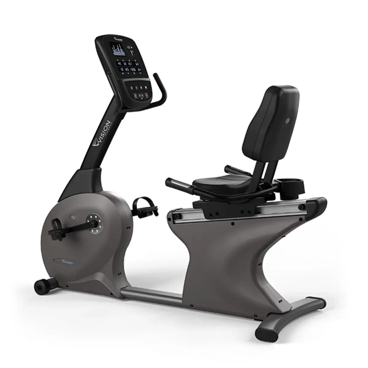 Vision R60 Recumbent Bike with white LED console