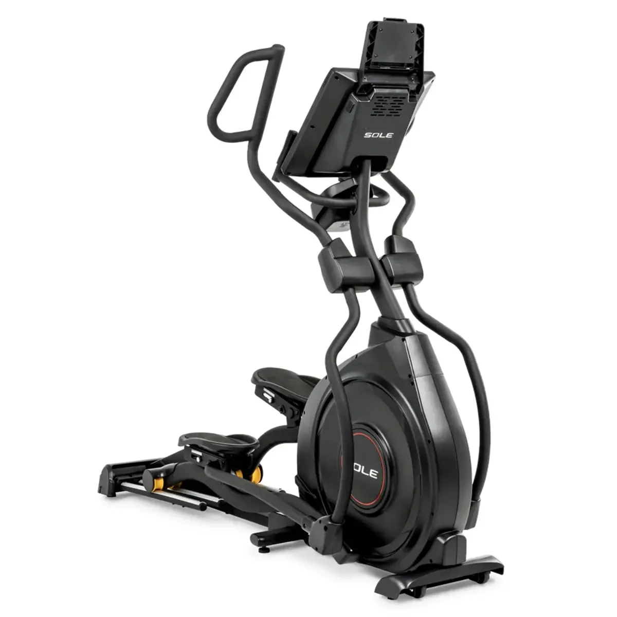 SOLE E95 Home elliptical machine with wireless charging and Bluetooth speakers