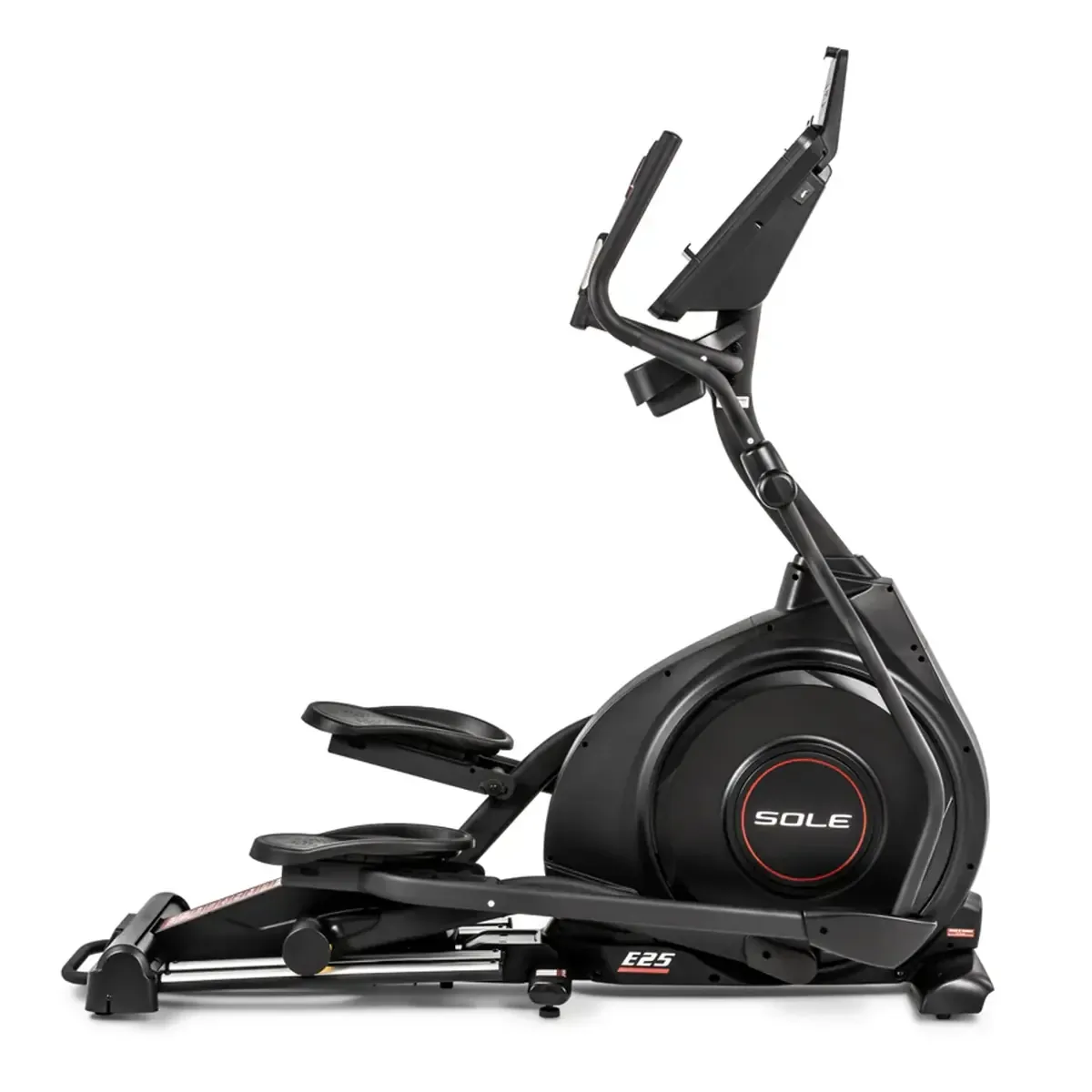 SOLE E25 elliptical trainer with dual glide rails