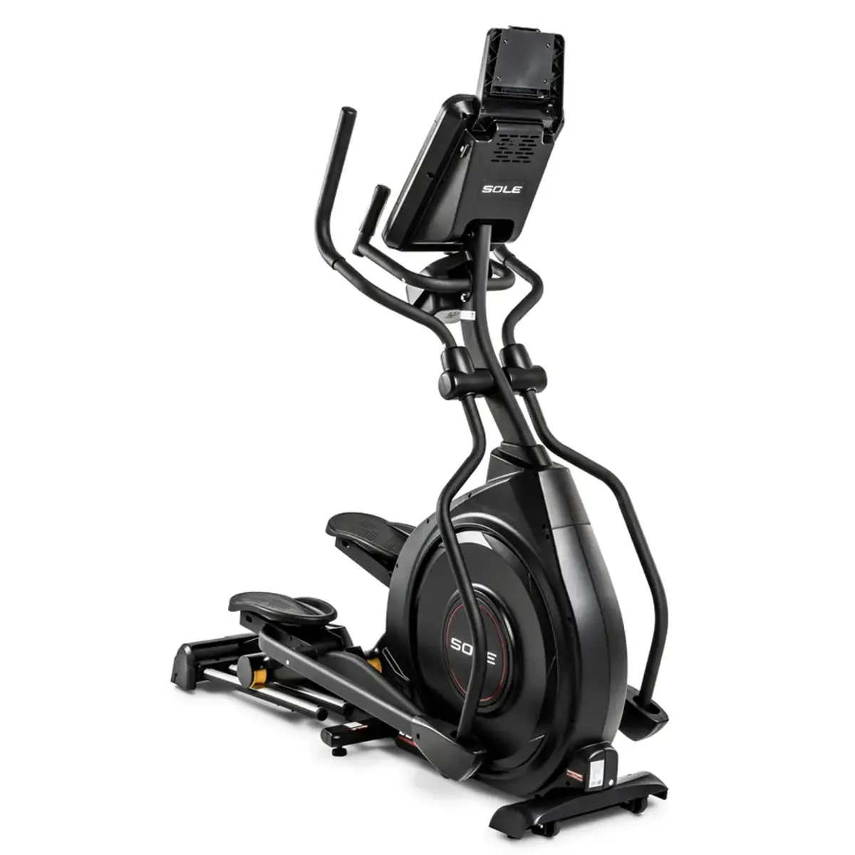 SOLE E25 Home elliptical machine with Bluetooth speakers and phone holder