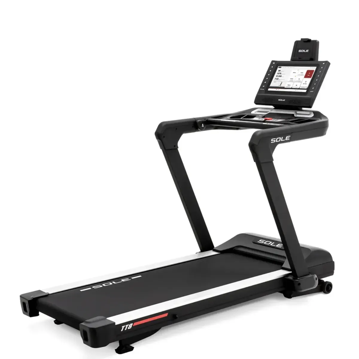 SOLE TT8 Treadmill with 15.6-inch touchscreen and non-folding frame
