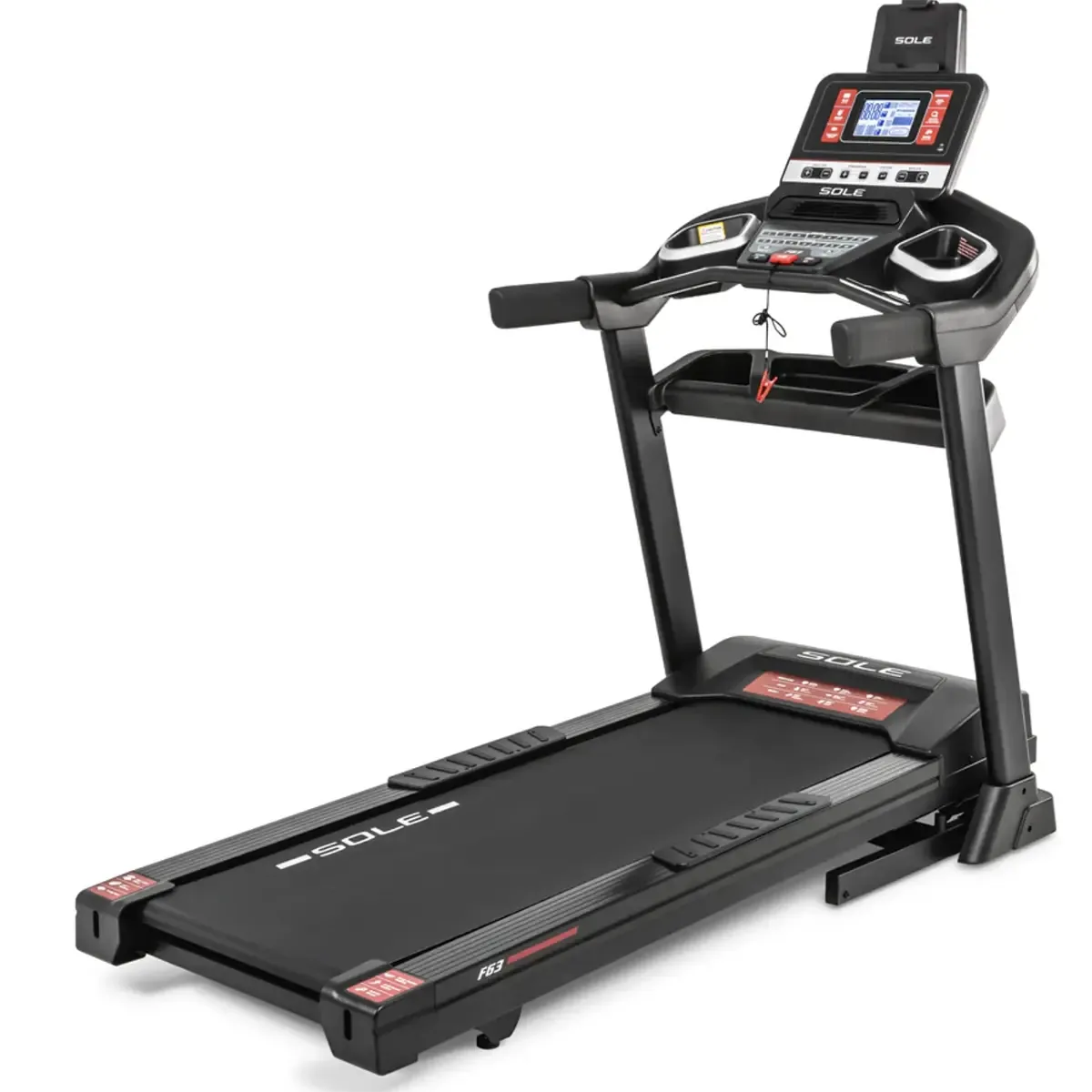 SOLE F63 Treadmill with 6.5-inch backlit LCD display