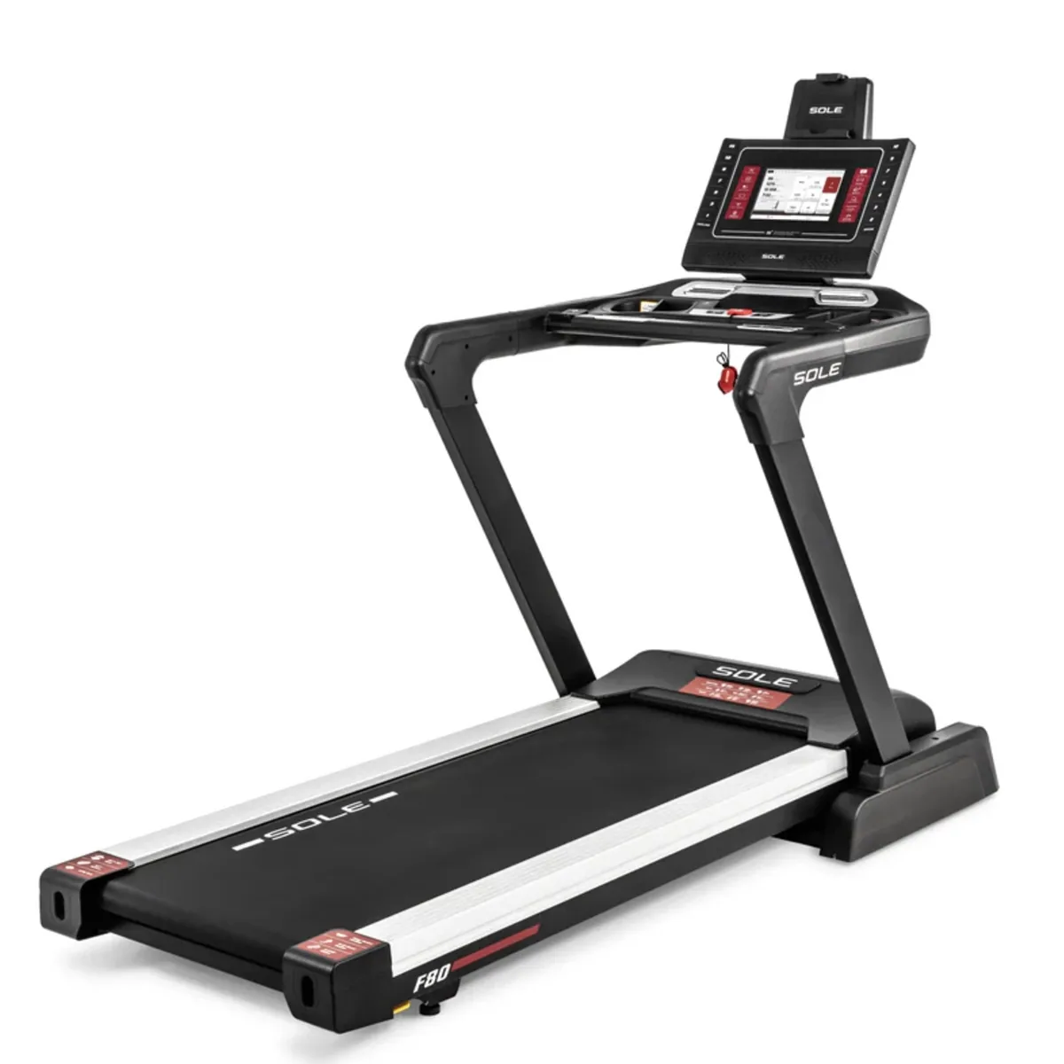 SOLE F80 Treadmill with 10.1-inch touchscreen and folding frame