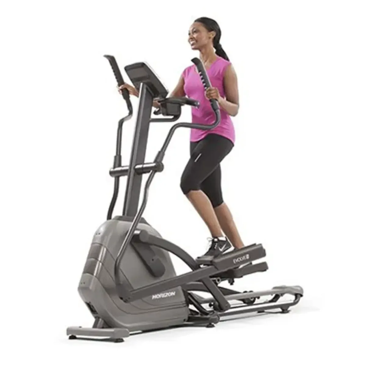 Horizon Evolve 5 Front-drive folding elliptical with SixStar frame and 23 lb flywheel