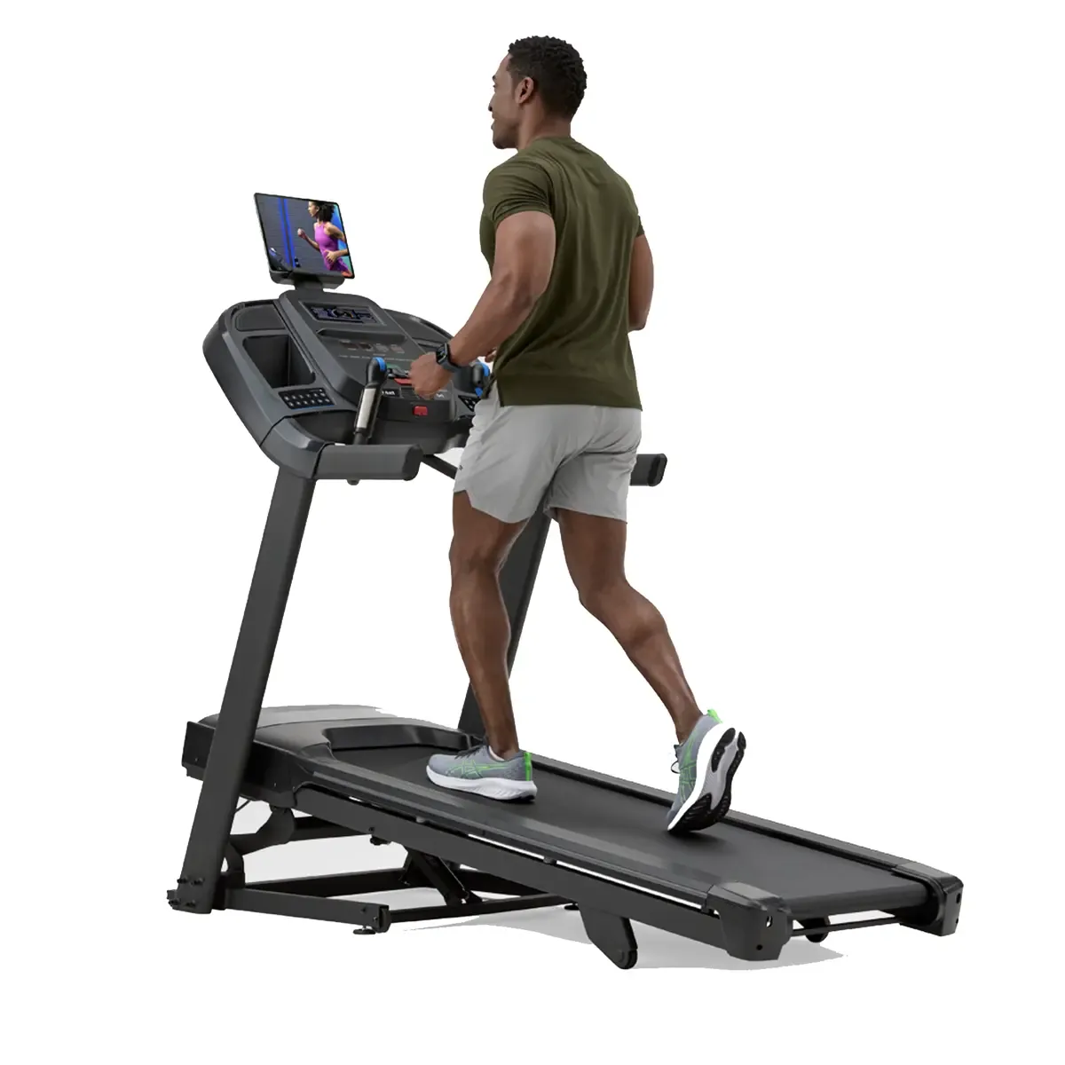 Horizon 7.0 AT home treadmill with QuickDial speed and incline controls