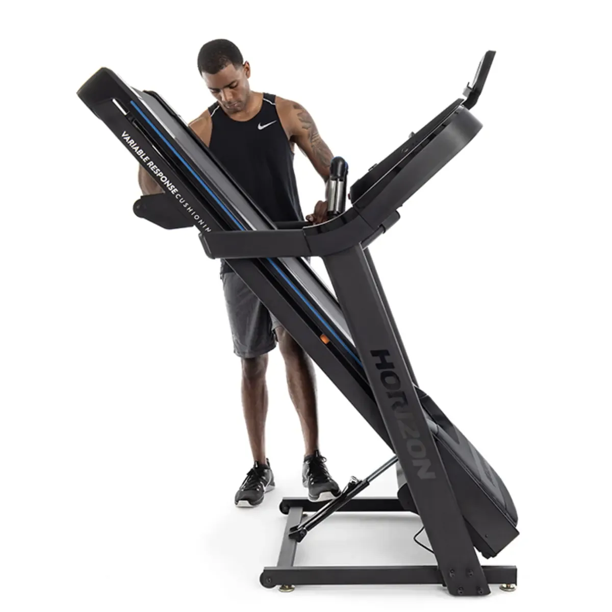 Horizon 7.0 Connected treadmill with 20 x 60 running deck and LCD console