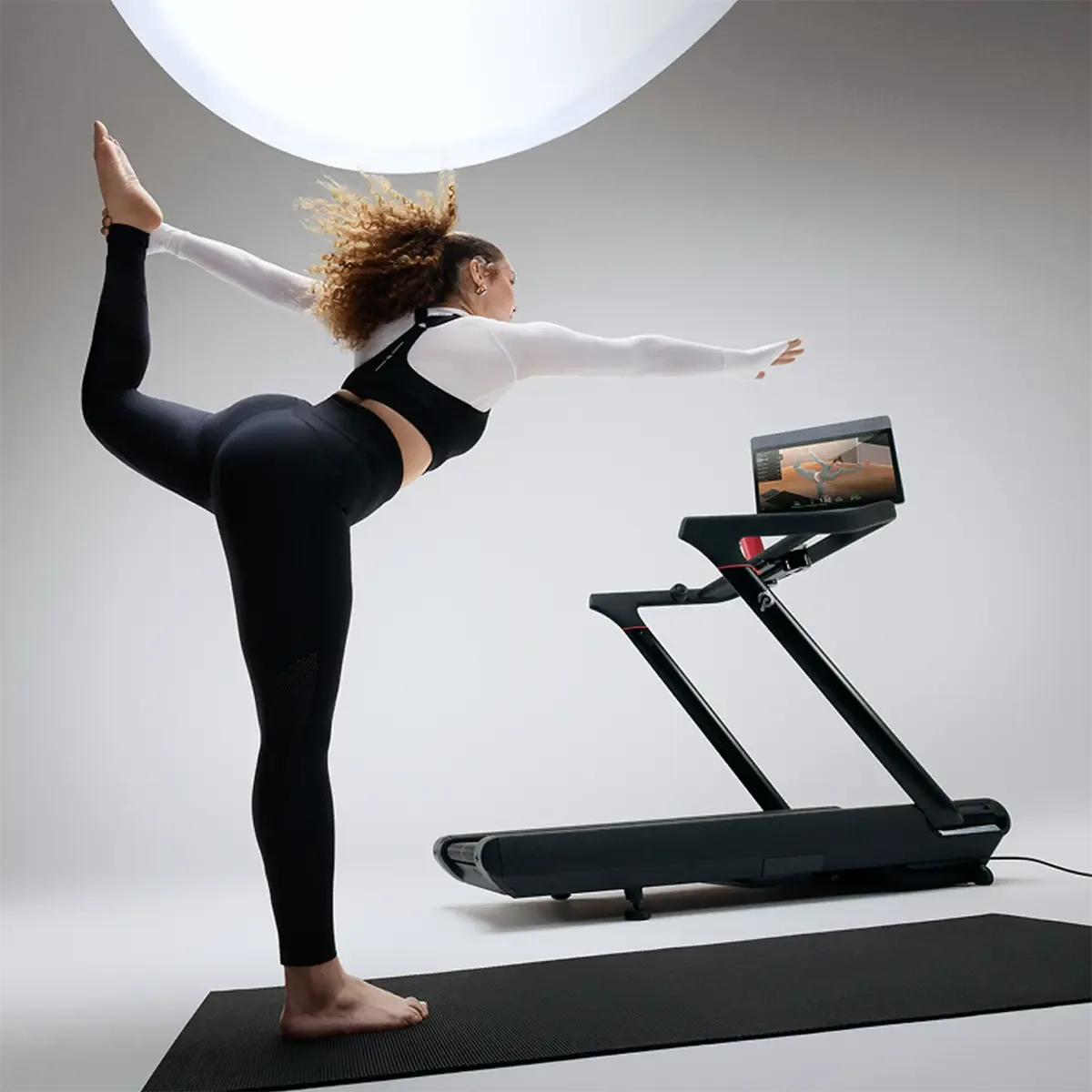 Peloton Home treadmill with auto-incline and intuitive speed control