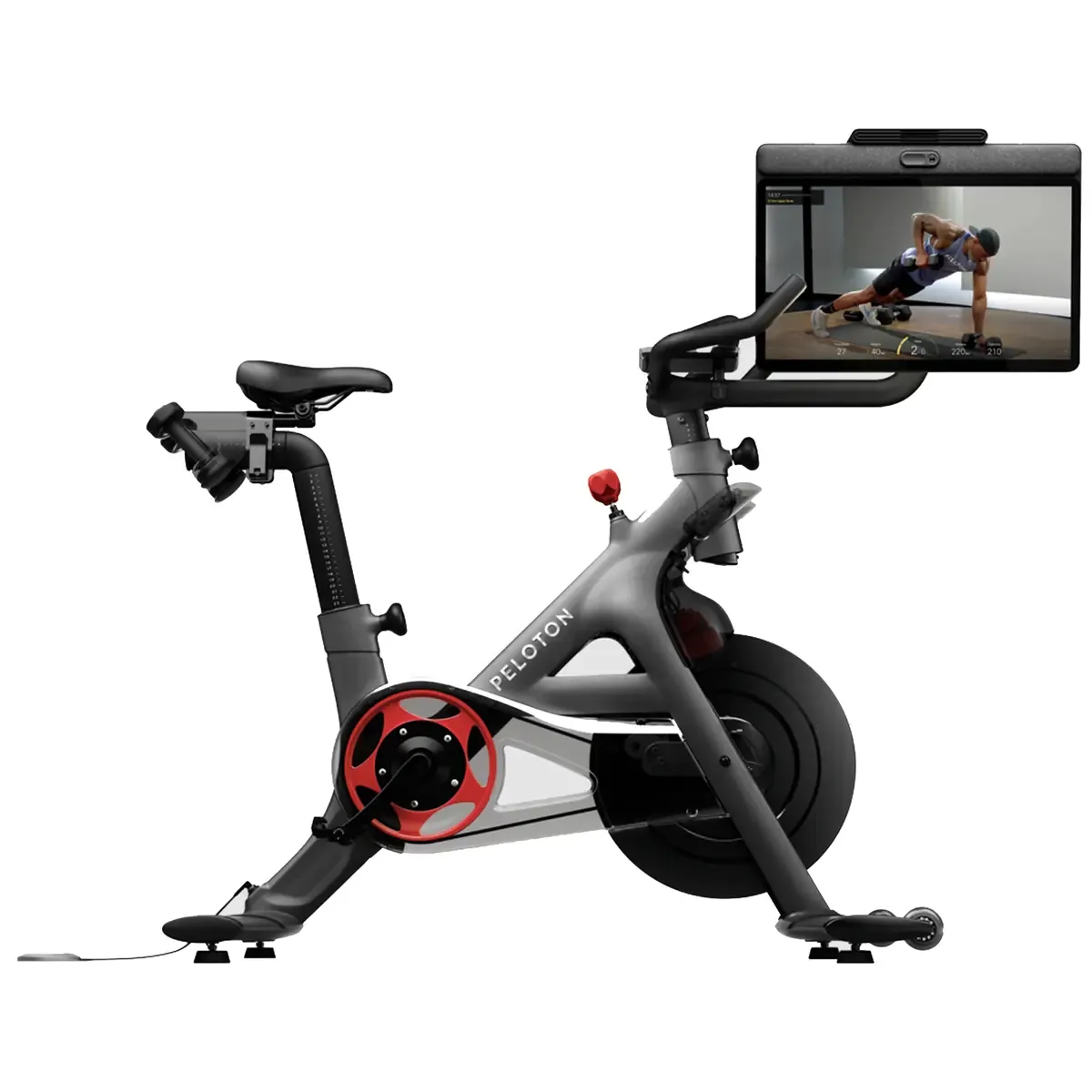 Peloton Indoor training bike with swivel display and auto resistance
