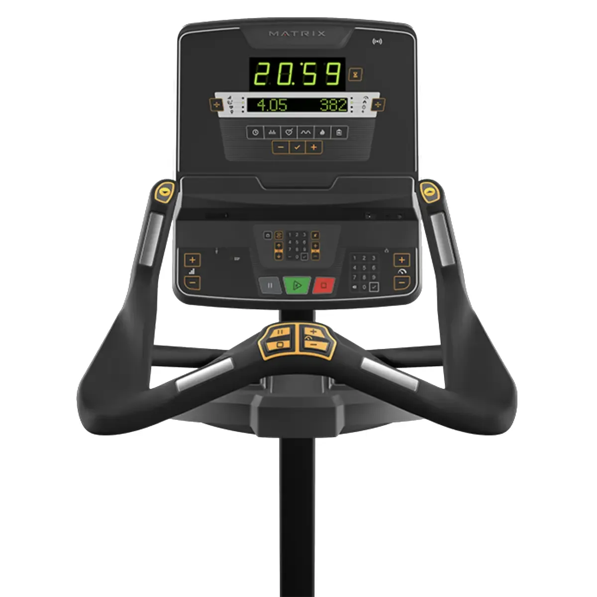 Matrix upright cycle for heart rate and interval training