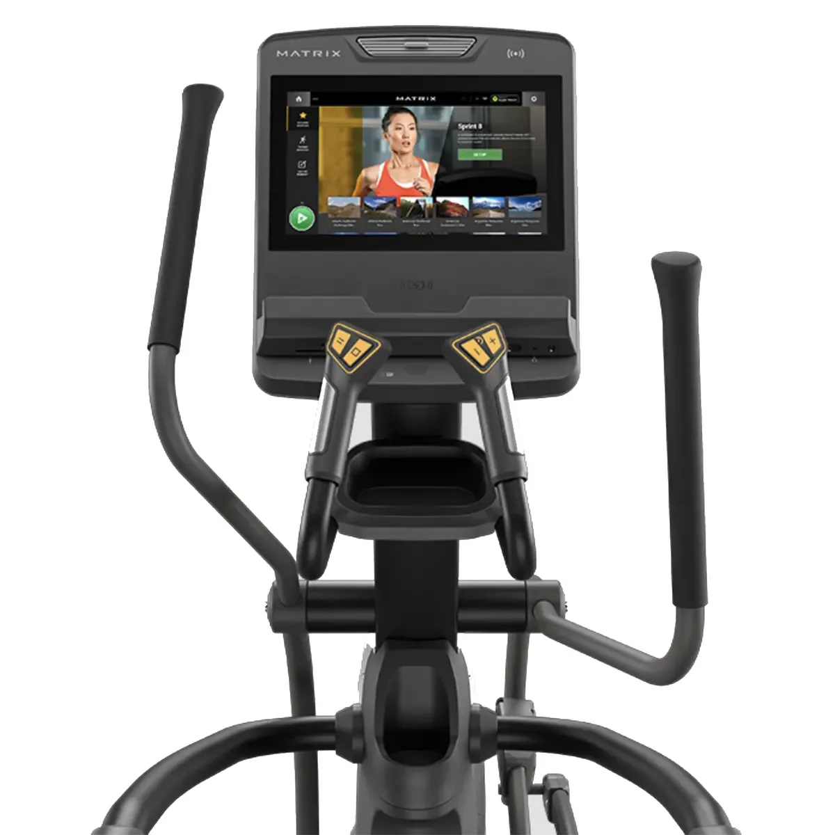 Matrix Endurance Touch self-powered elliptical for daily gym use