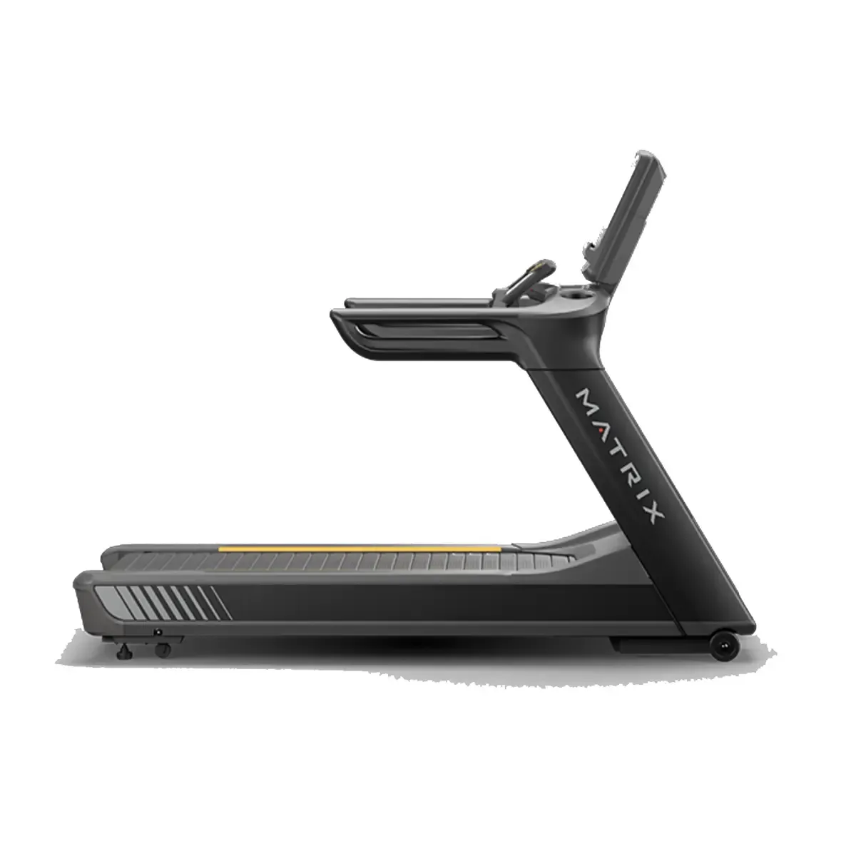 Matrix slat belt treadmill with incline for commercial training