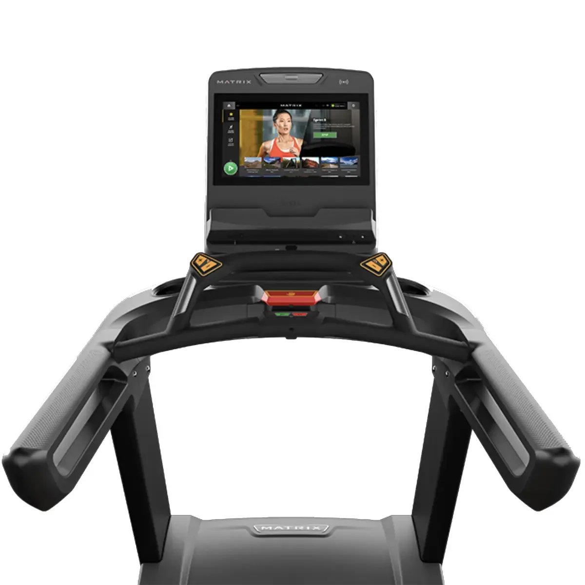 Matrix commercial treadmill for high-intensity running workouts