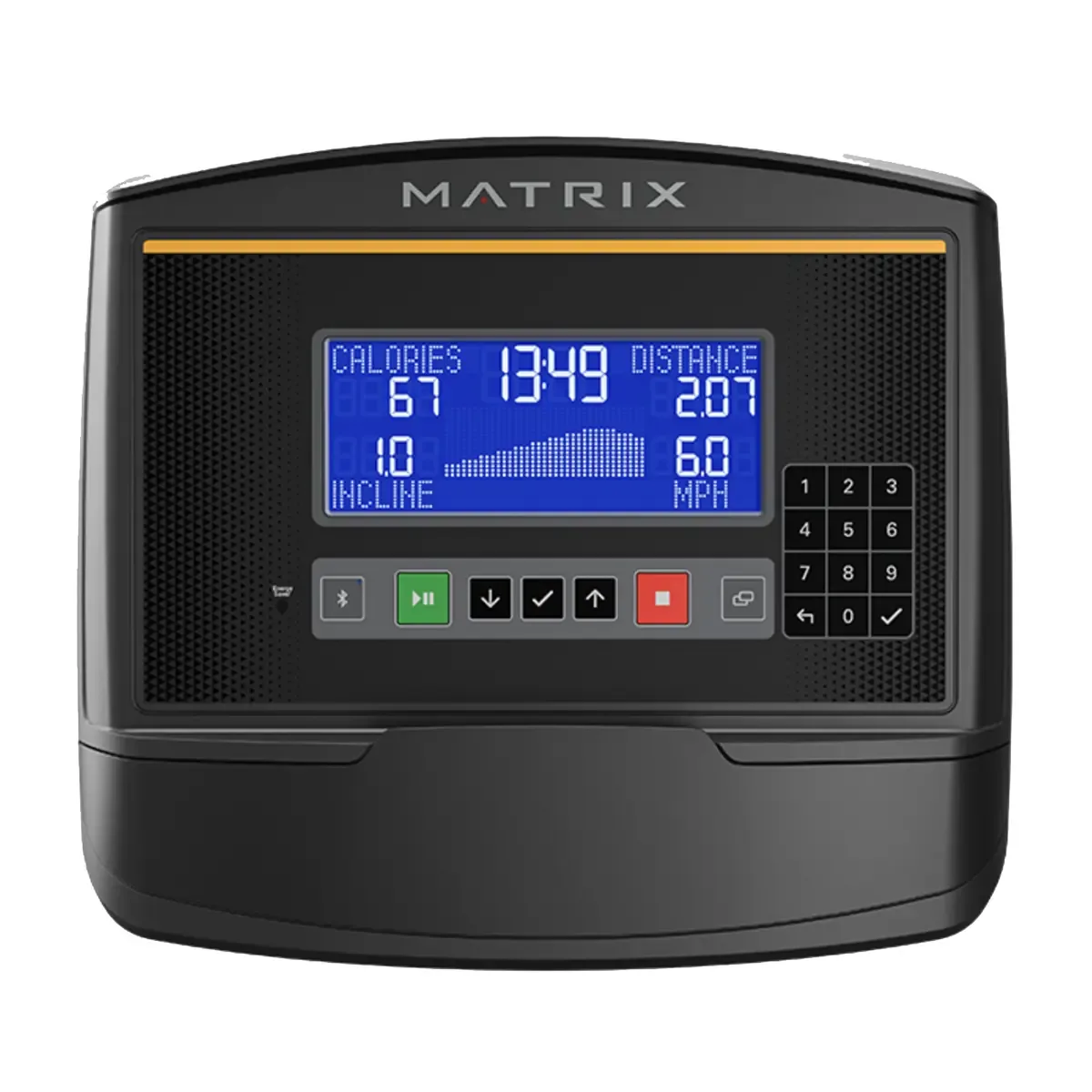 Home running workout on Matrix TF50 Folding Treadmill
