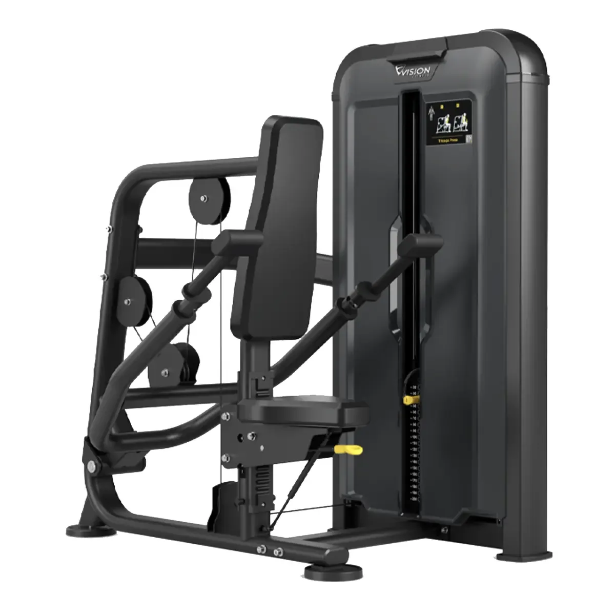 Vision Keystone Triceps Press Machine with multiple grip positions