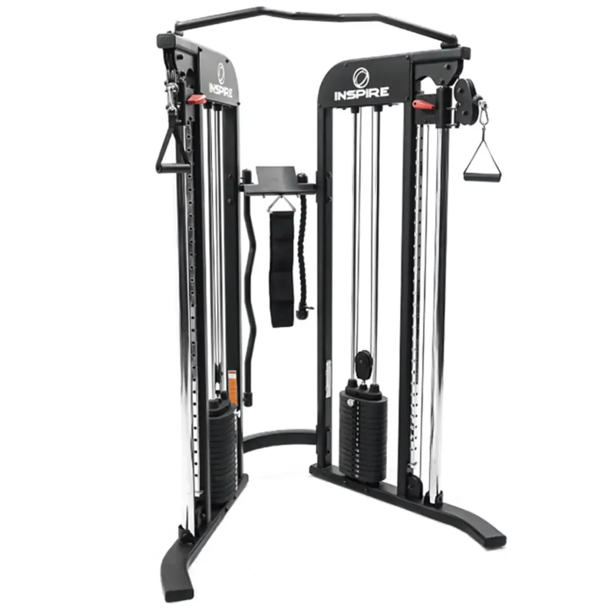 Inspire Fitness FTX Compact home gym with adjustable sliding pulleys and dual weight stacks