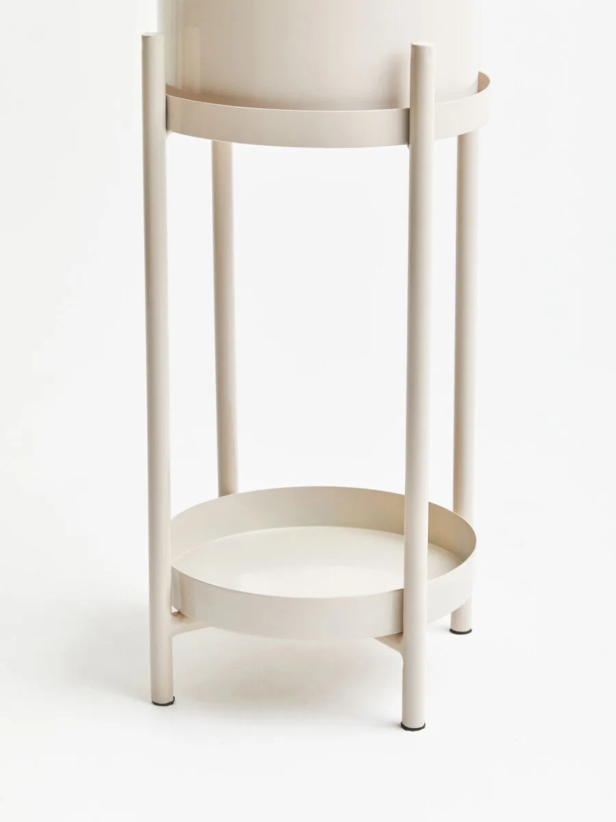 Asher Two Tier Natural Plant Stand