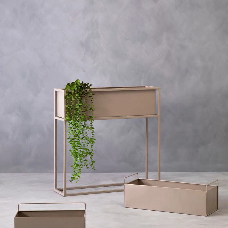 Asher Floor Standing Grey Plant Box