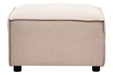 Natural Fabric Modular Ottoman, Toulouse