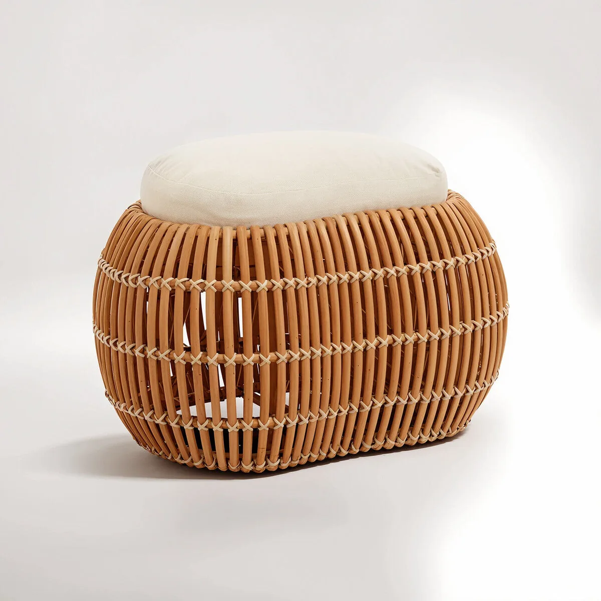Manado Natural Rattan Bean Bench