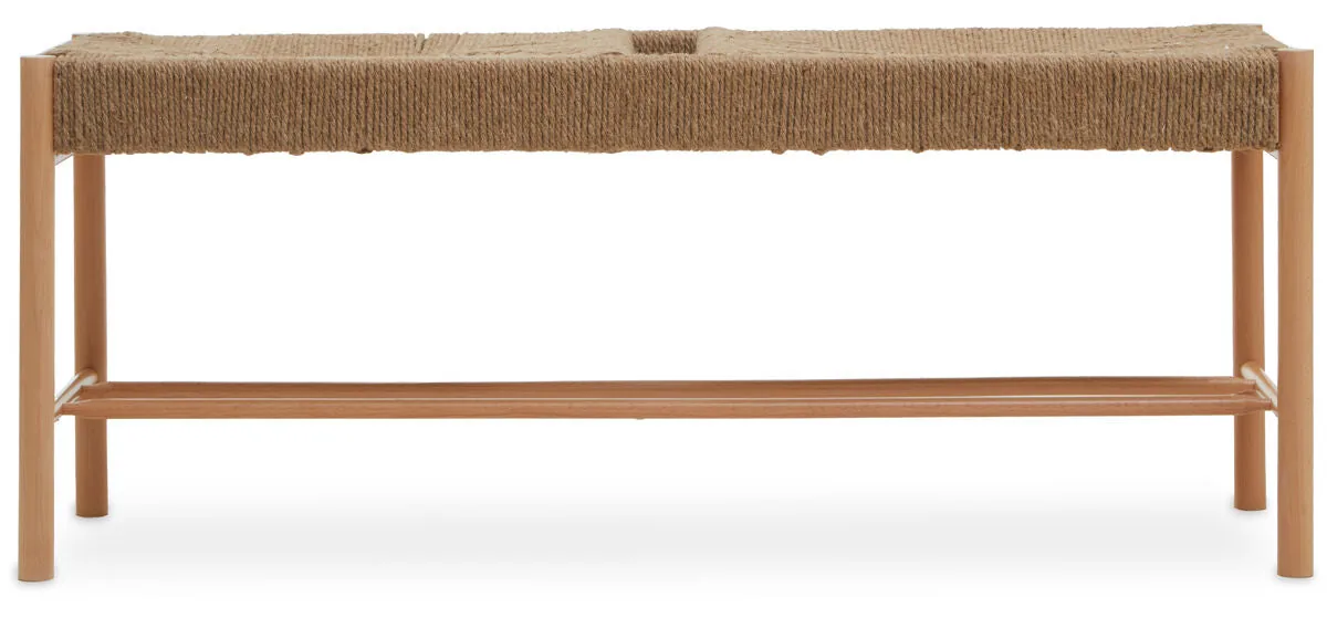 Bandar Natural Rope & Beechwood Bench