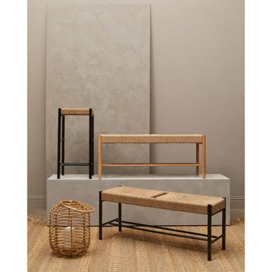 Bandar Natural Rope & Beechwood Bench