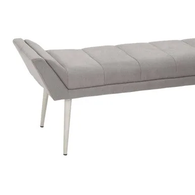 Gilden Grey Bench With Angular Base