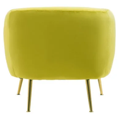 Yasmeen Olive Velvet Armchair