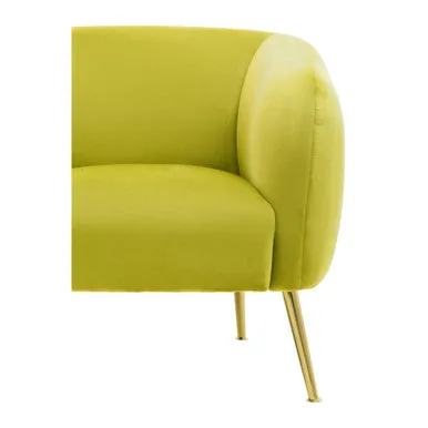 Yasmeen Olive Velvet Armchair