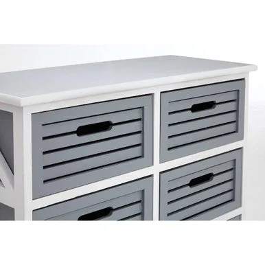 Vermont 6 Grey Cabinet Drawers
