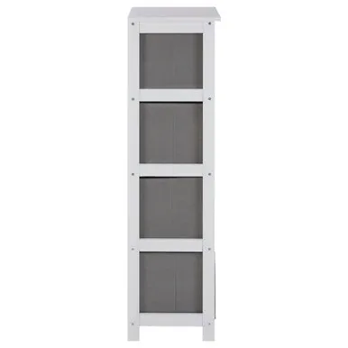 Lindo 4 Grey Fabric Drawers Cabinet