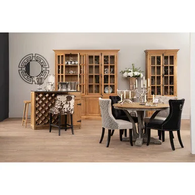 Lyon Natural Oak Wood Large Cabinet