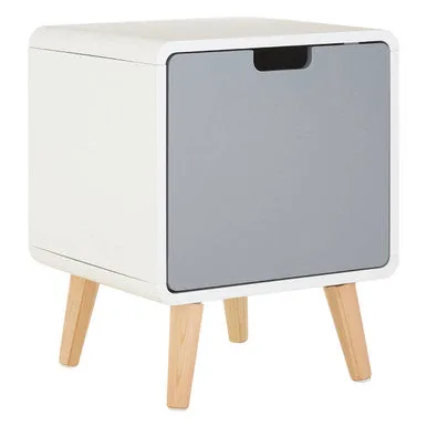 Milo 1 Door Natural Contemporary Cabinet