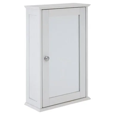 Portland Mirrored Natural Contemporary Cabinet