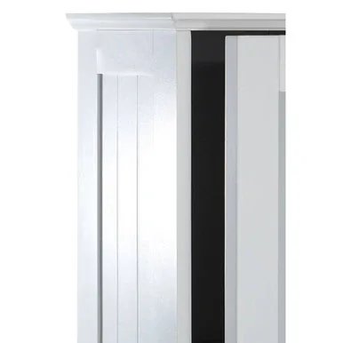 Portland Mirrored Natural Contemporary Cabinet