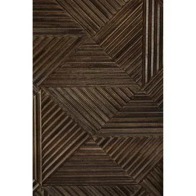 Saira Mango Wood Antique Brass Industrial Cabinet