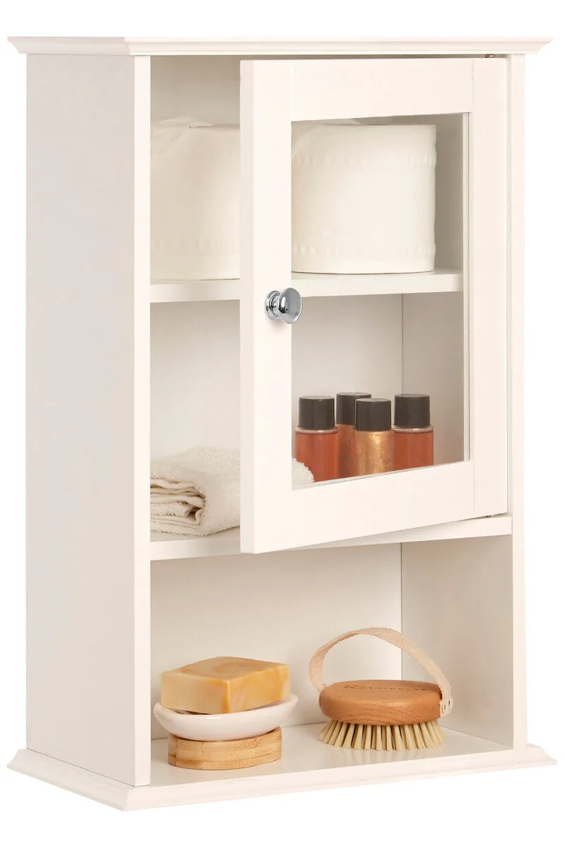 Portland Wall White Contemporary Cabinet