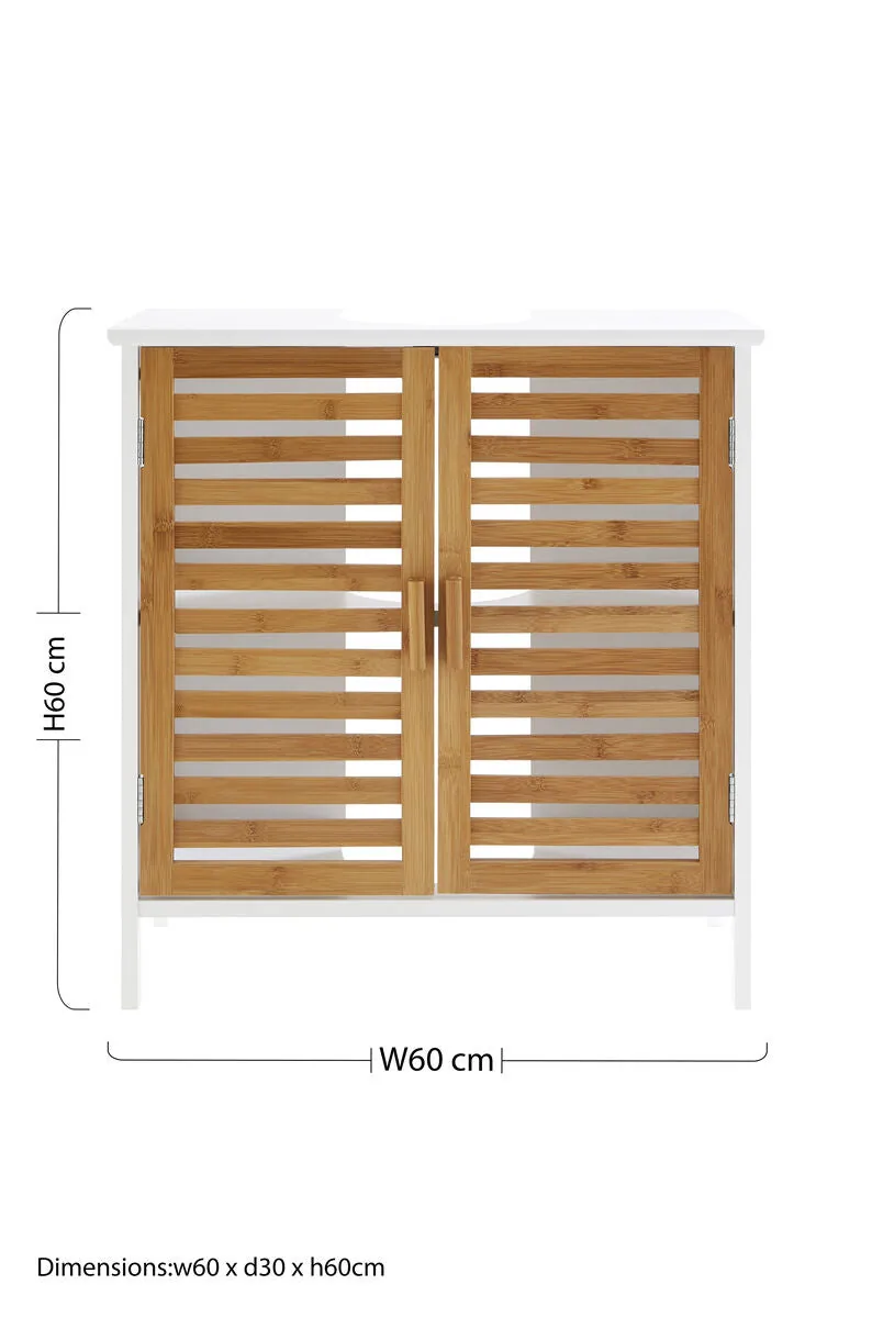 Verdon Bamboo Door Floor Standing Cabinet