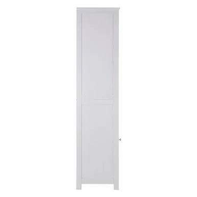 Portern Single Door Pine White Modern Cabinet