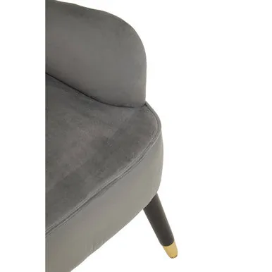 Sloan Grey Velvet Armchair