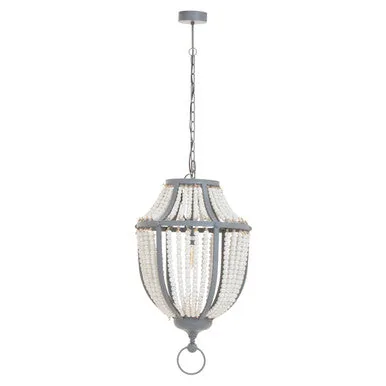 Lapiz White Grey Chandelier