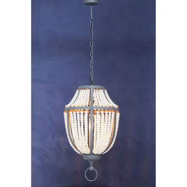 Lapiz White Grey Chandelier