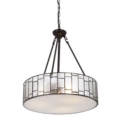 Waldorf Deco Glass Brown Art Deco Pendant Light