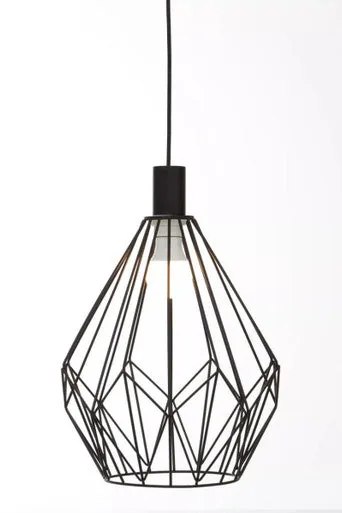 Wyra Black Frame Pendant Light