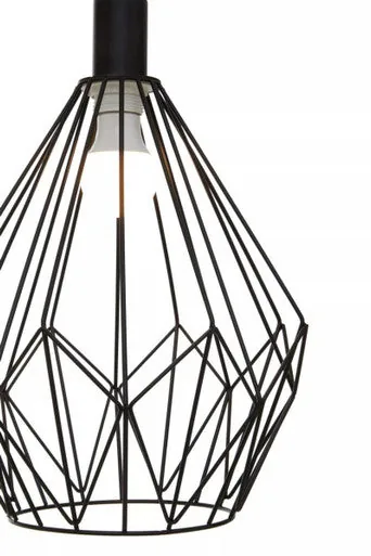Wyra Black Frame Pendant Light