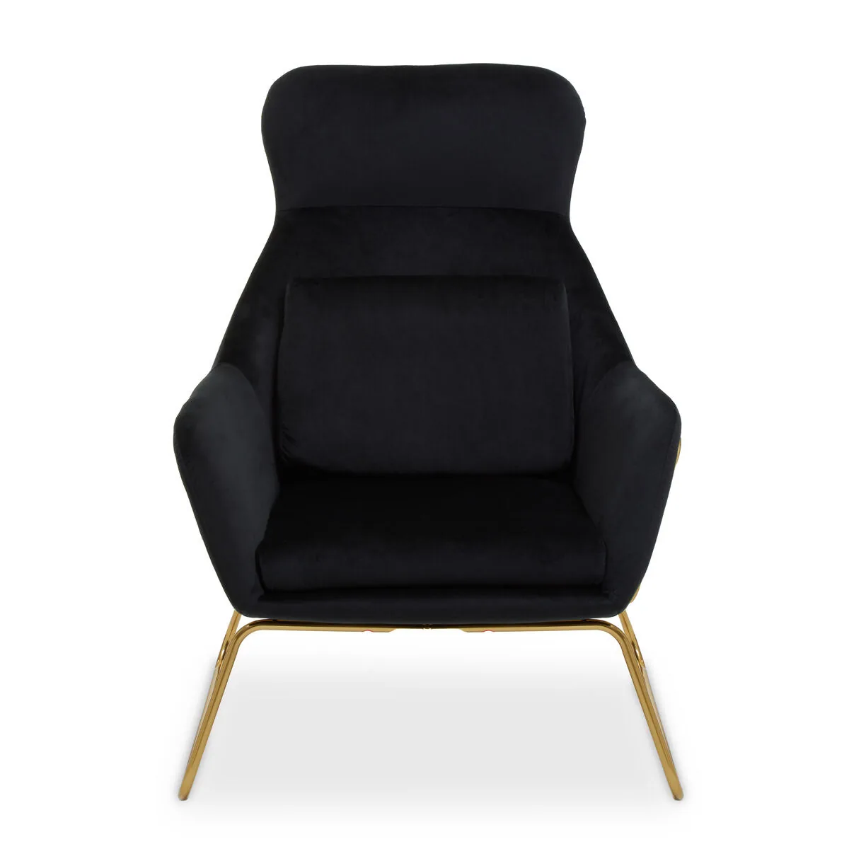 Stockholm Black Velvet Armchair