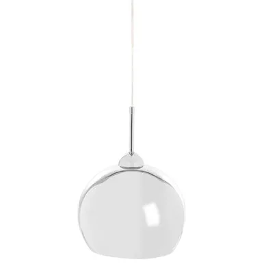 Osborn Chrome & White Inside Pendant Light